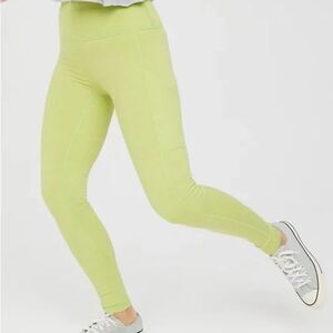 Offline by Aerie The Hugger Pocket Legging Lime Green Athleticwear Womens Small